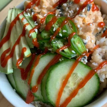 Air Fryer Sushi Bowl - Fork To Spoon