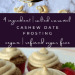 cashew date frosting pinterest pin