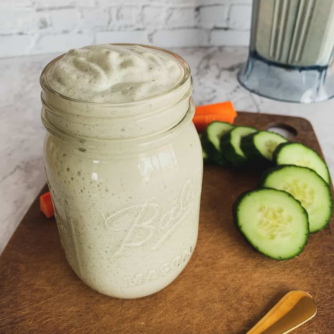 Creamy Vegan Dill Salad Dressing