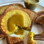 Pinterest image vegan toad in the hole.