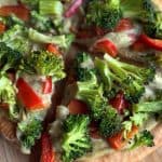 Lentil & cauliflower pizza crust pinterest image