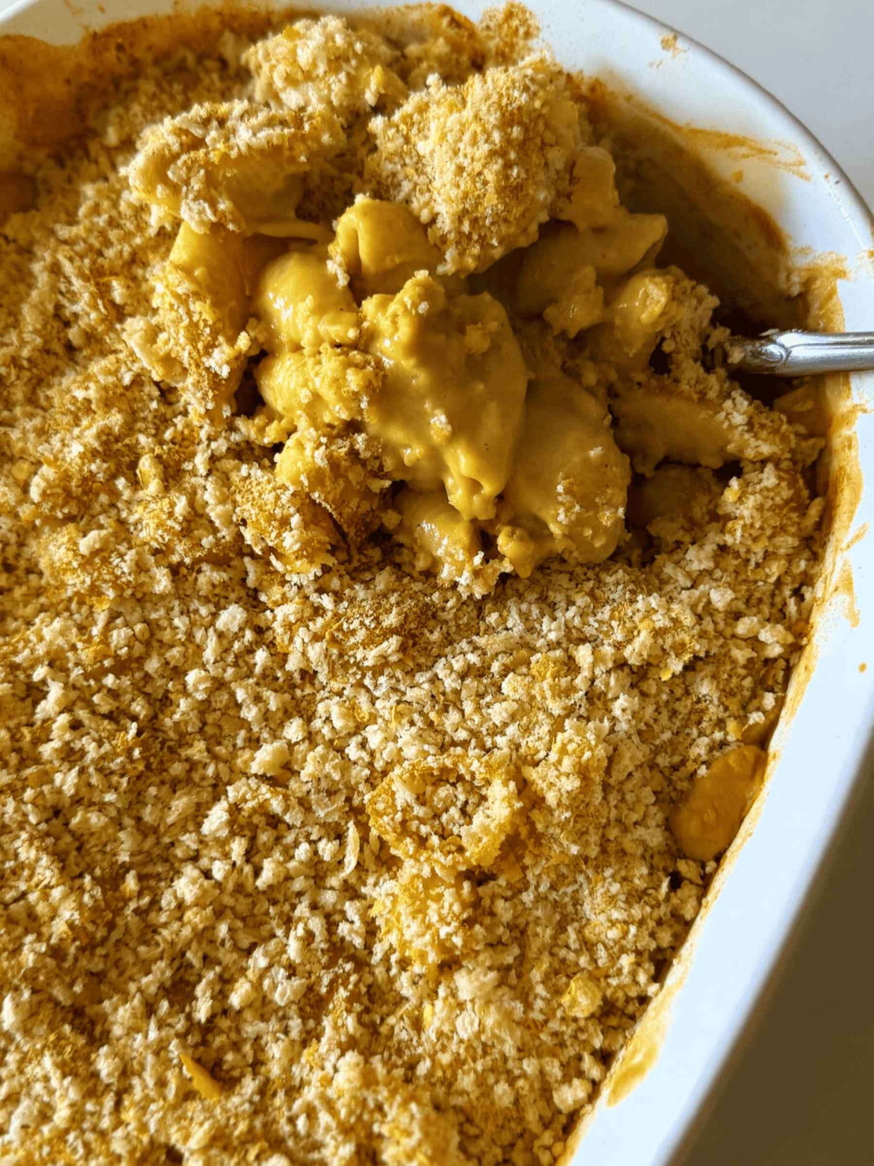 Oil Free Vegan Baked Mac & Cheese