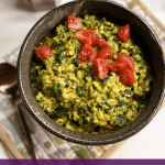 weight loss friendly, high protein vegan savory oatmeal with tvp and vegetables