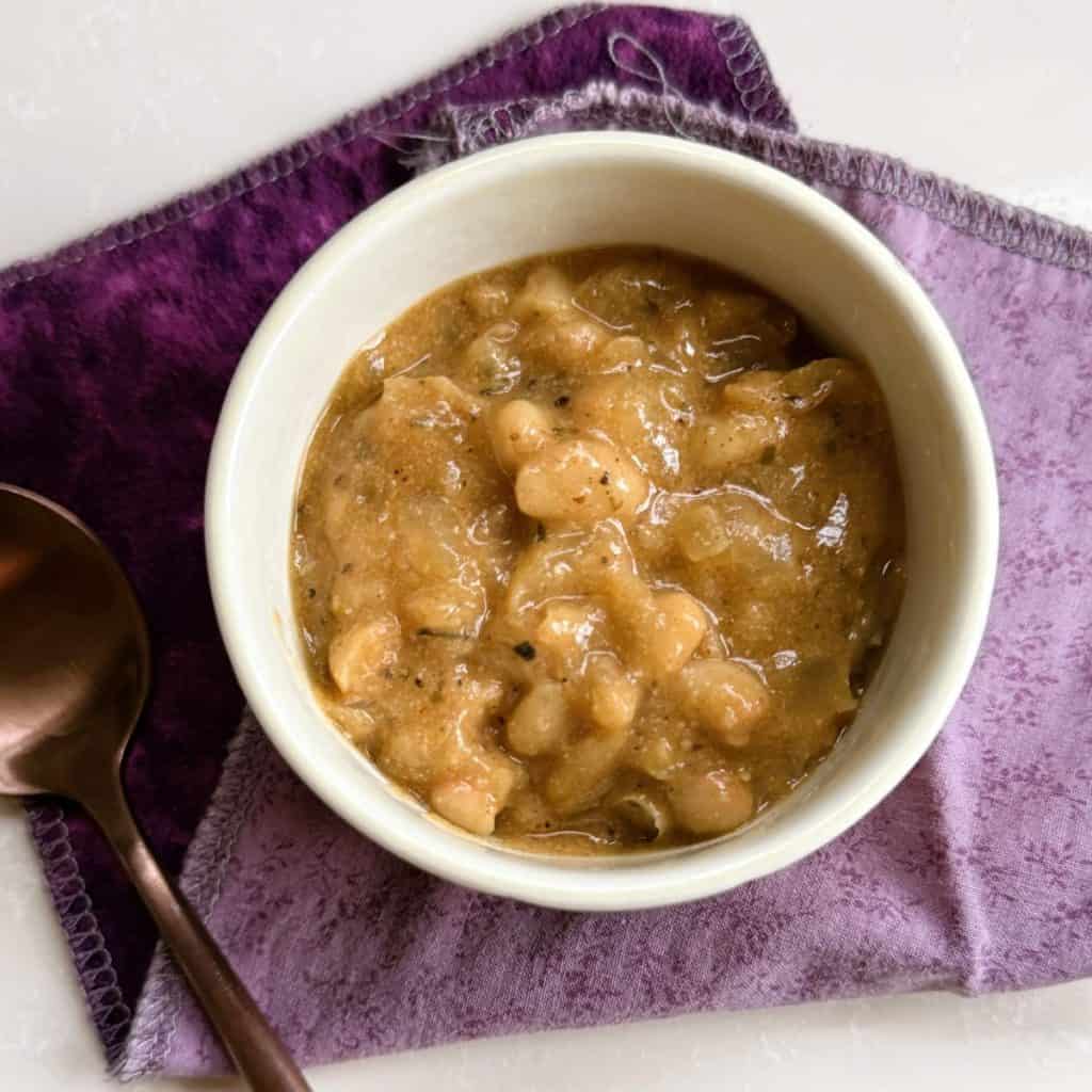 15 minute creamy italian white beans