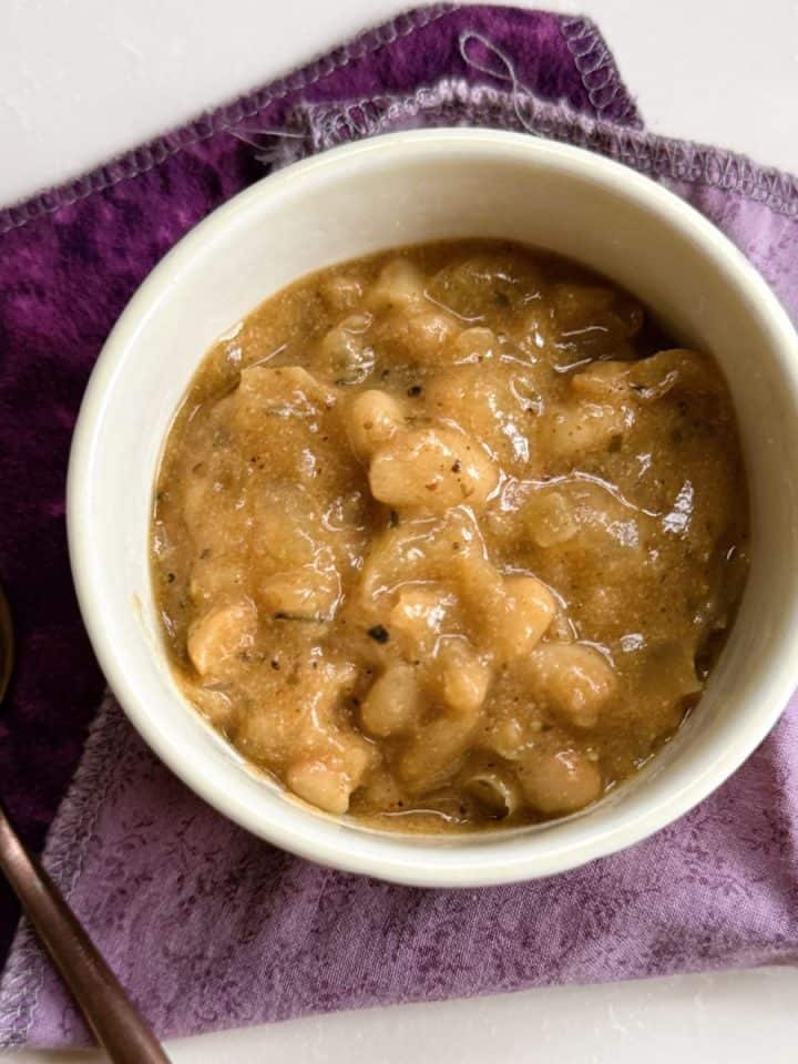 15 minute creamy italian white beans