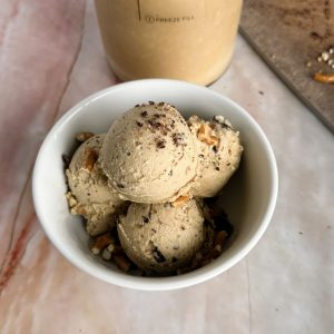 Peanut Butter Crunch ninja creami, copycat ben and jerry's netflix and chill'd