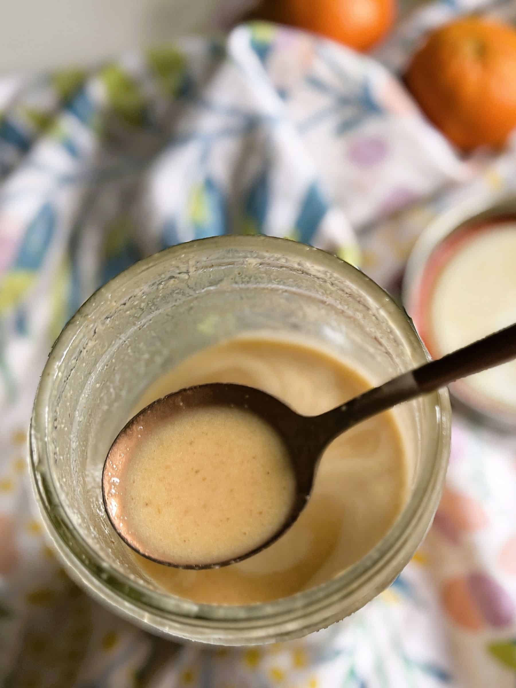 Easy orange ginger miso dressing