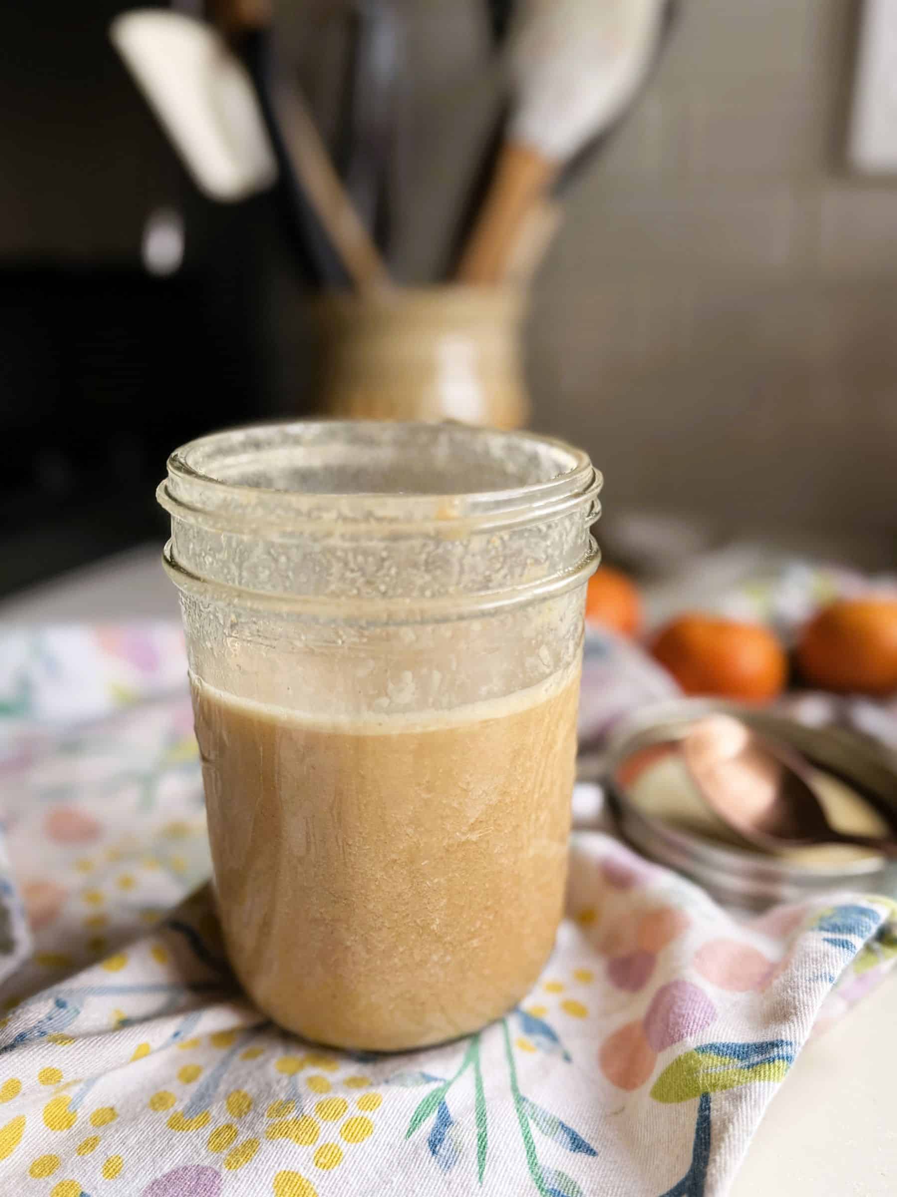 Easy orange ginger miso dressing