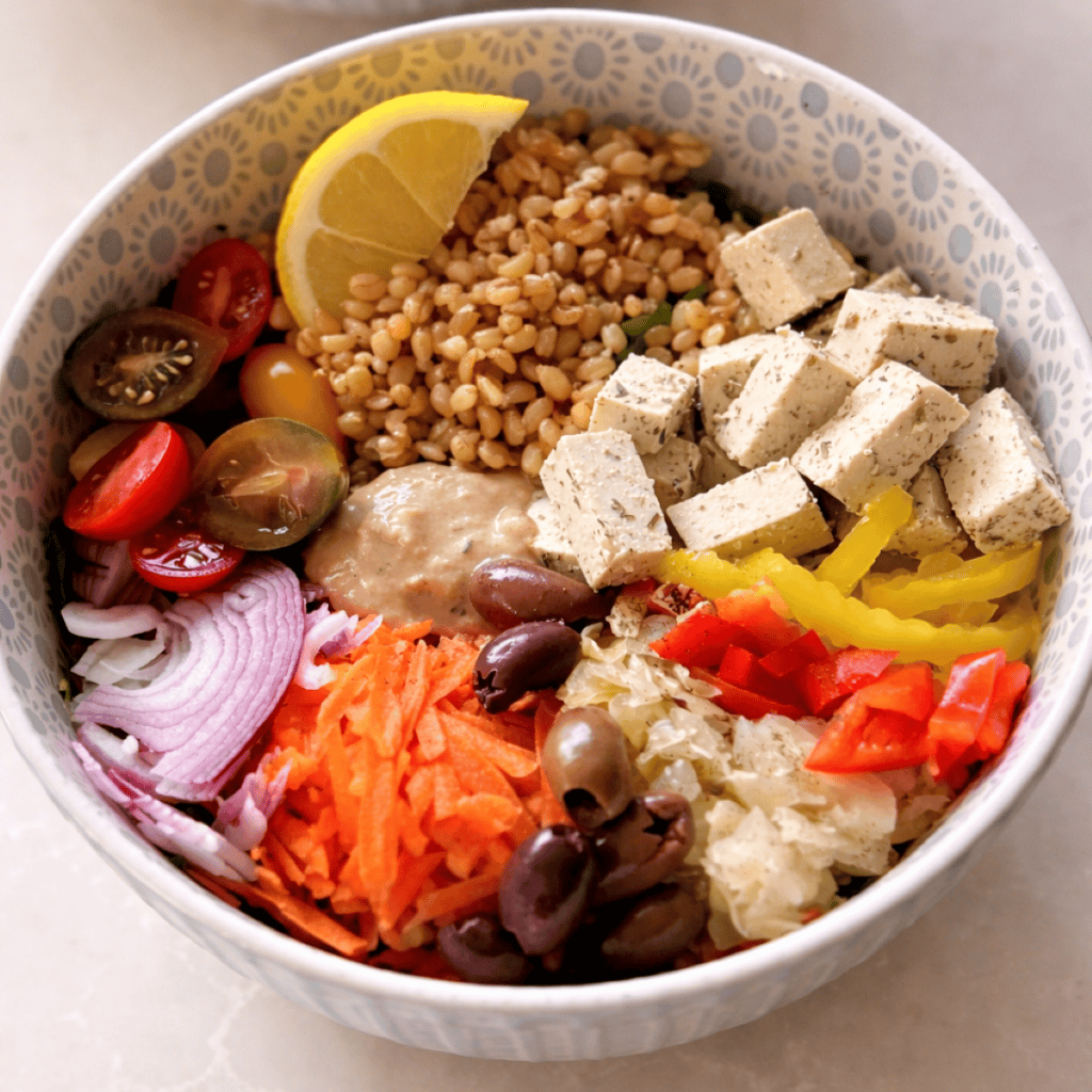 Quick Greek-Inspired Power Salad Bowl