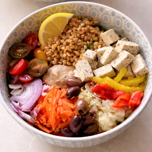 Quick Greek-Inspired Power Salad Bowl