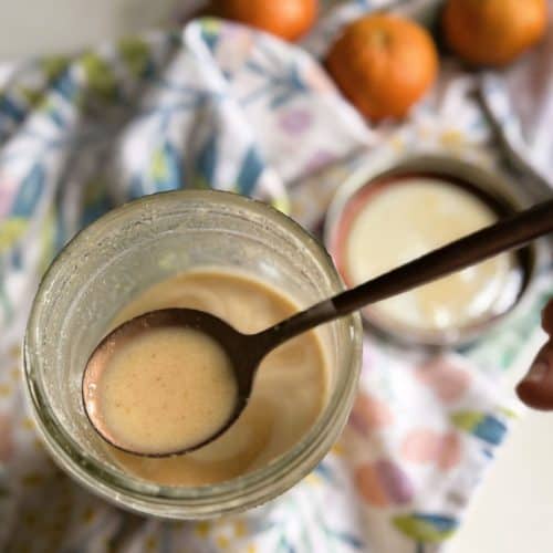 Easy orange ginger miso dressing