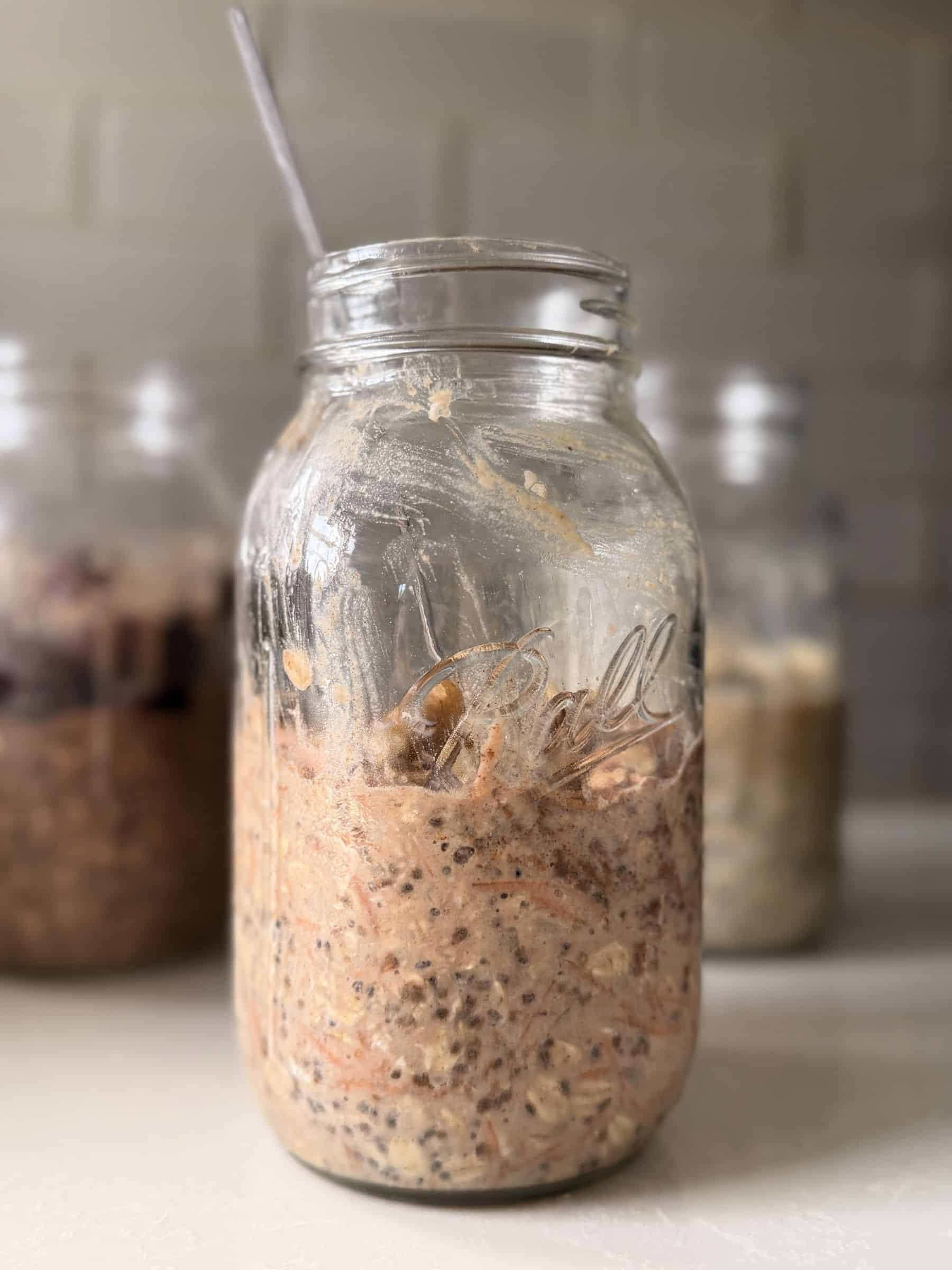 Carrot Cake Cauliflower Overnight Oats