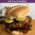 VEGAN BURGER HIGH PROTEIN
