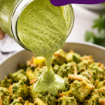 pinterest image carrot top herb sauce